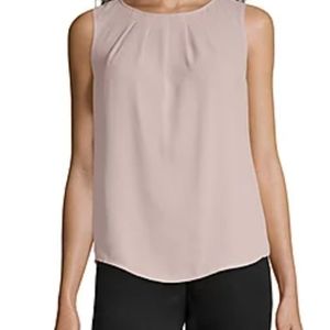 Worthington Women's Roundneck Sleeveless Blouse/Rose-Smoke/ Size Medium